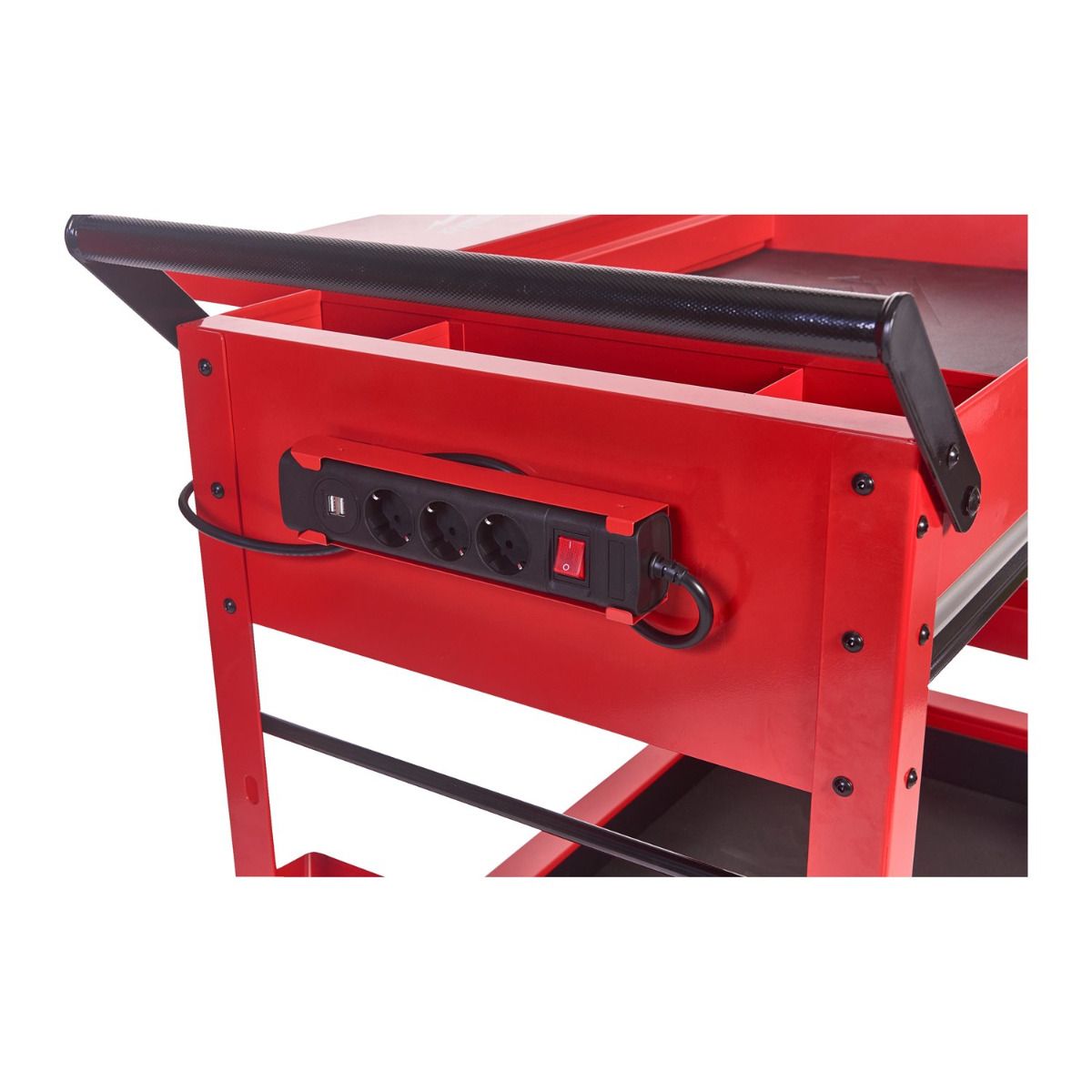 Milwaukee TOOLGUARD™ SWC40-1 Stalen gereedschapswagen rood 102cm - 4932478856