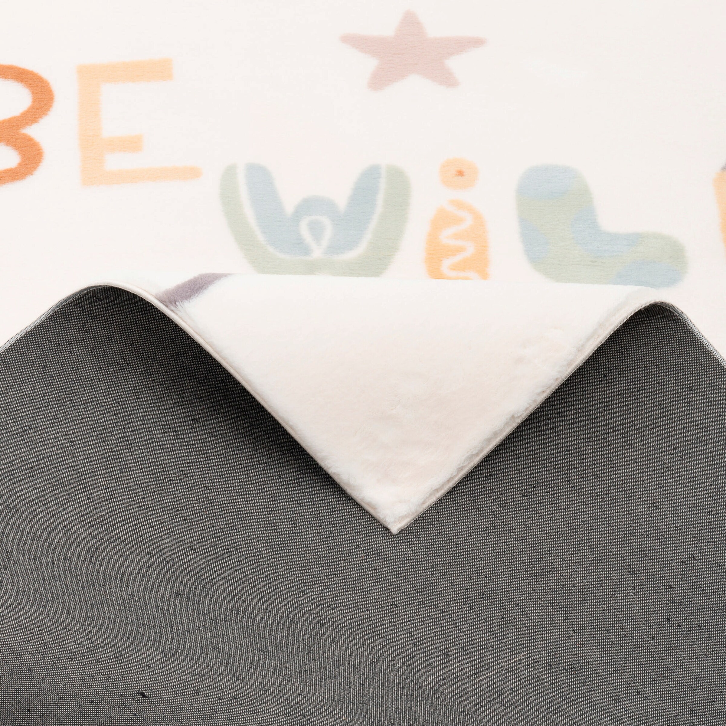 Pergamon Super Soft Fellteppich Pearl Kids Be Wild Bunt