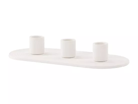 Bougeoir en Argile 3 Bougies 