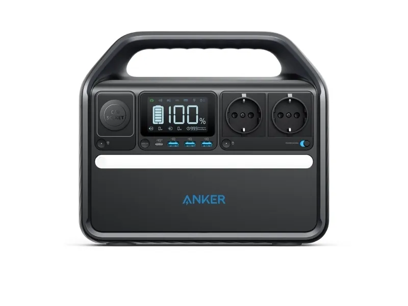 Anker PowerHouse 535 - Transportabel strømstation - litiumjernfosfat - 32000 mAh - 512 Wh - output-stikforbindelser: 7
