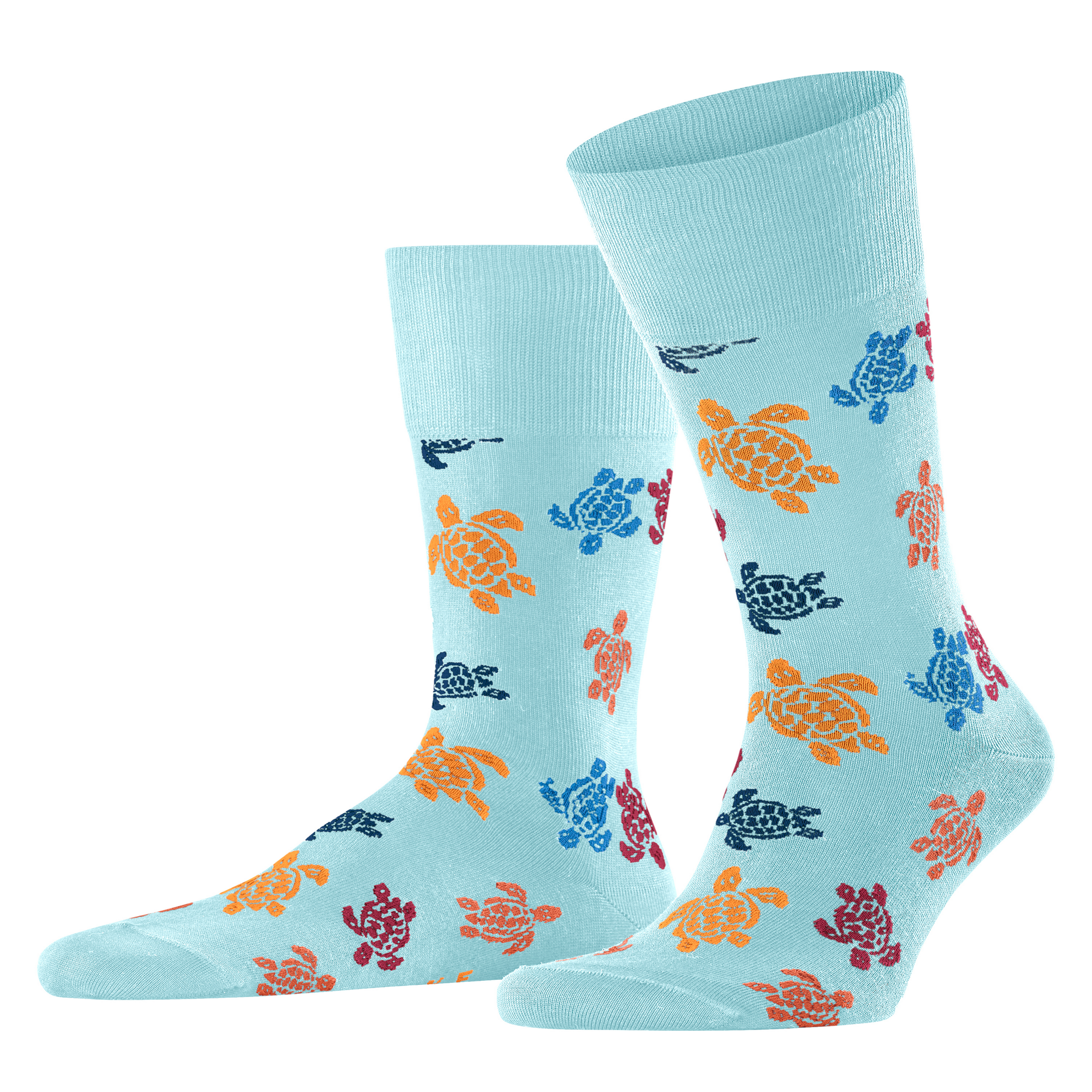 Chaussettes homme Rondes des Tortues Multicolores | Vilebreauin