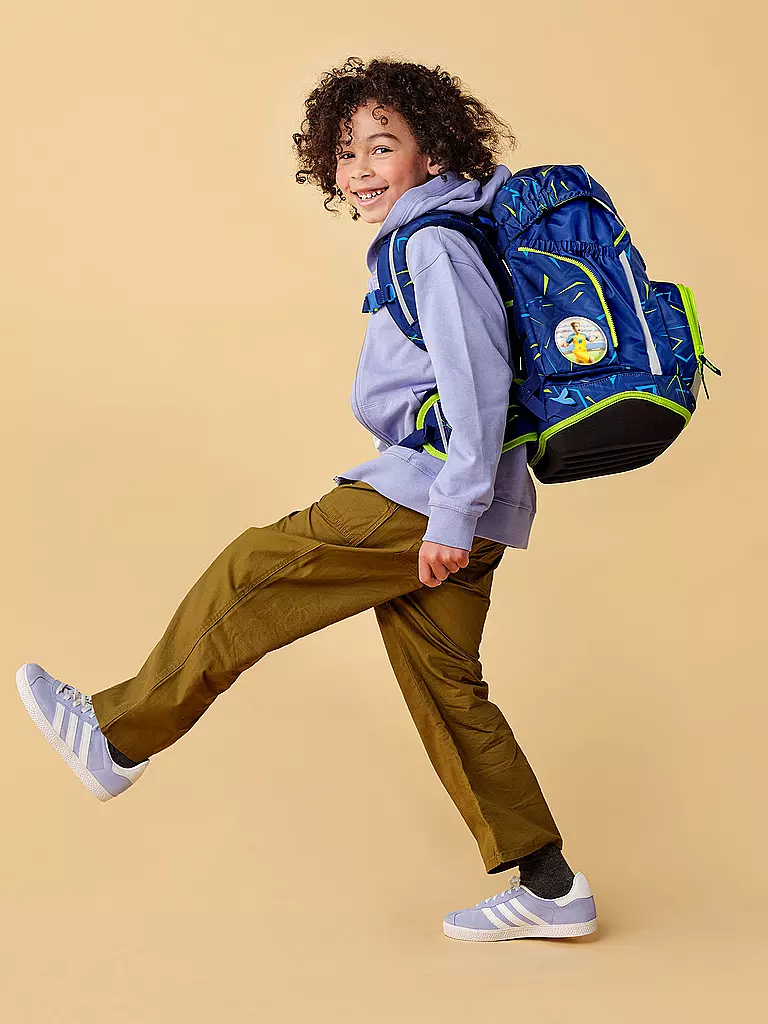 ERGOBAG Schultasche Set 5tlg CUBO SpitzenreitBär dunkelblau