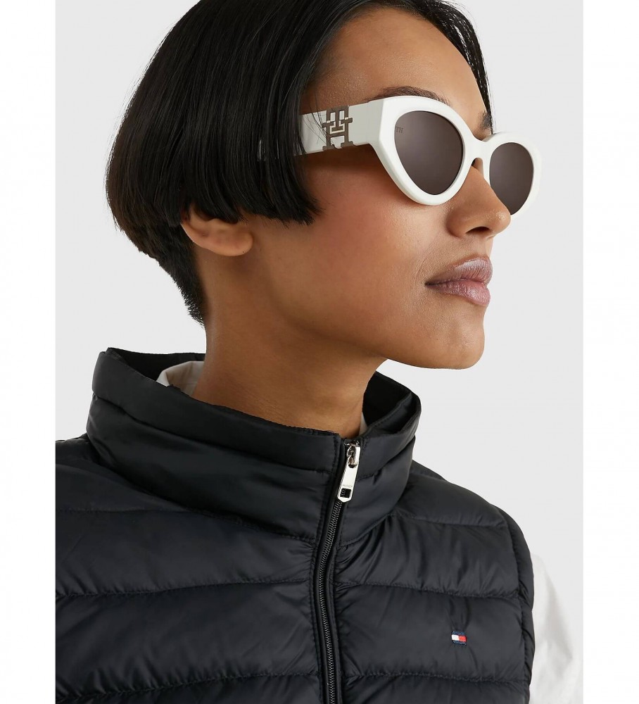 Colete acolchoado preto de plumas Tommy Hilfiger
