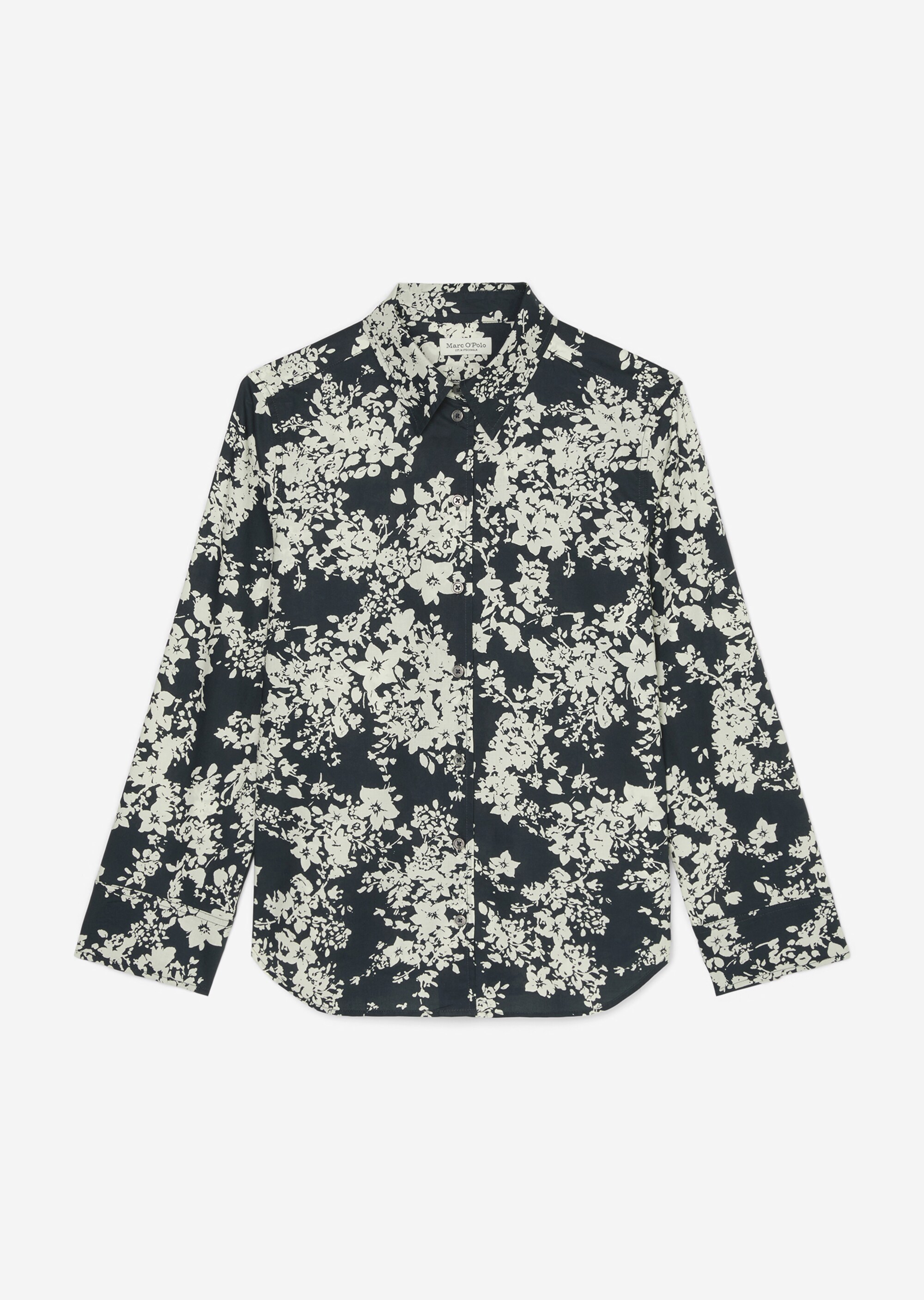 Bluse A-Shape aus Papertouch-Popeline