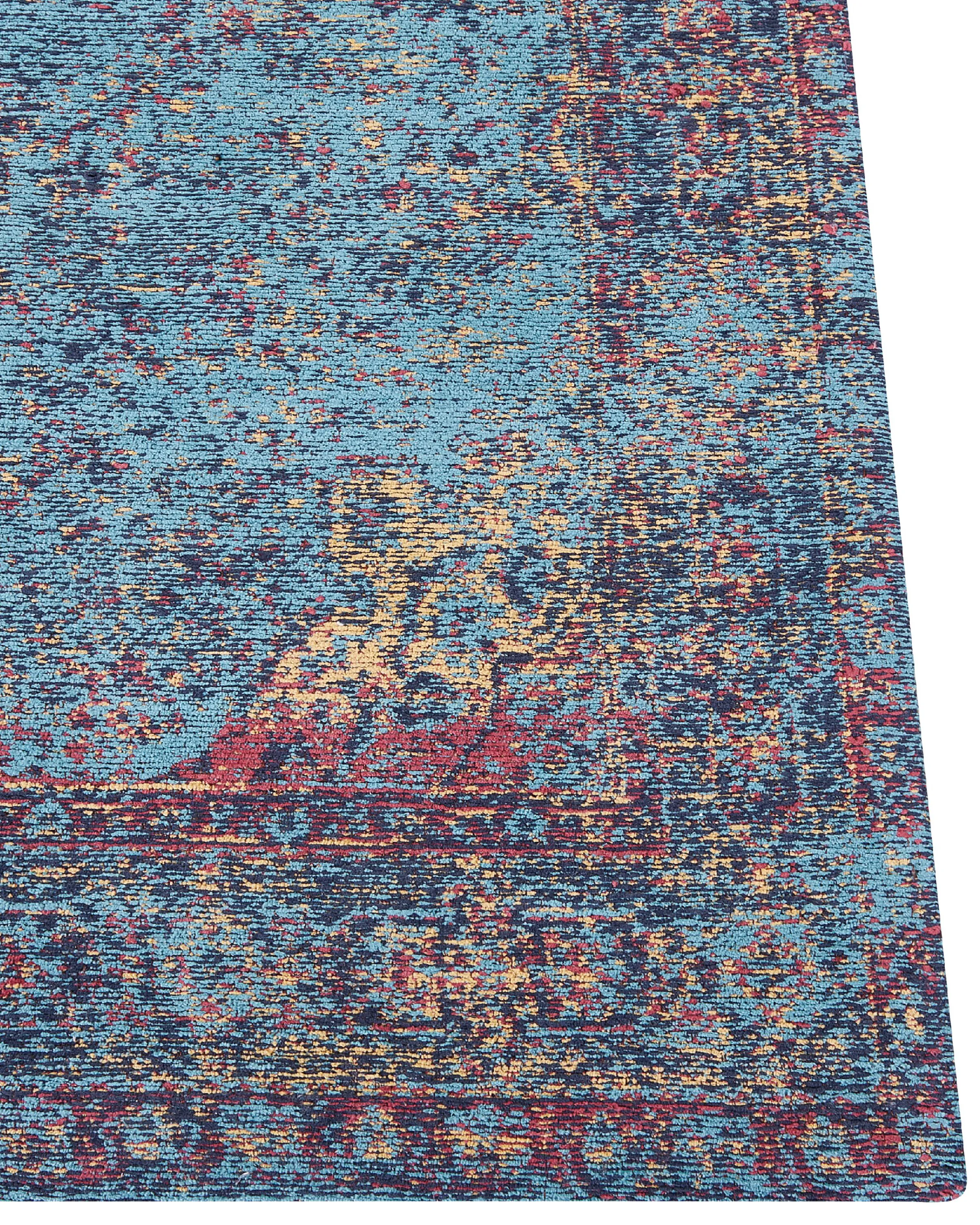 Vloerkleed KANSU Blauw 160 x 230 cm Katoen