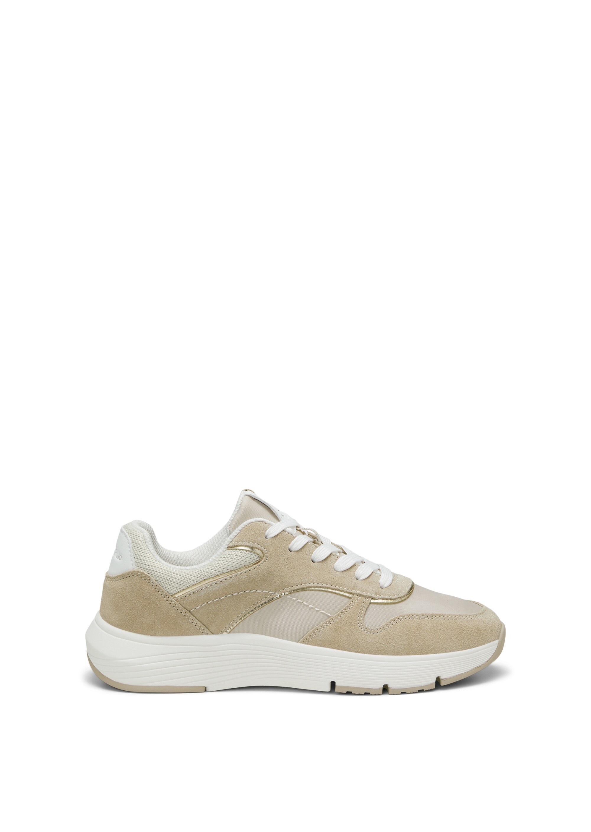 Sneaker aus hochwertigem Material-Mix