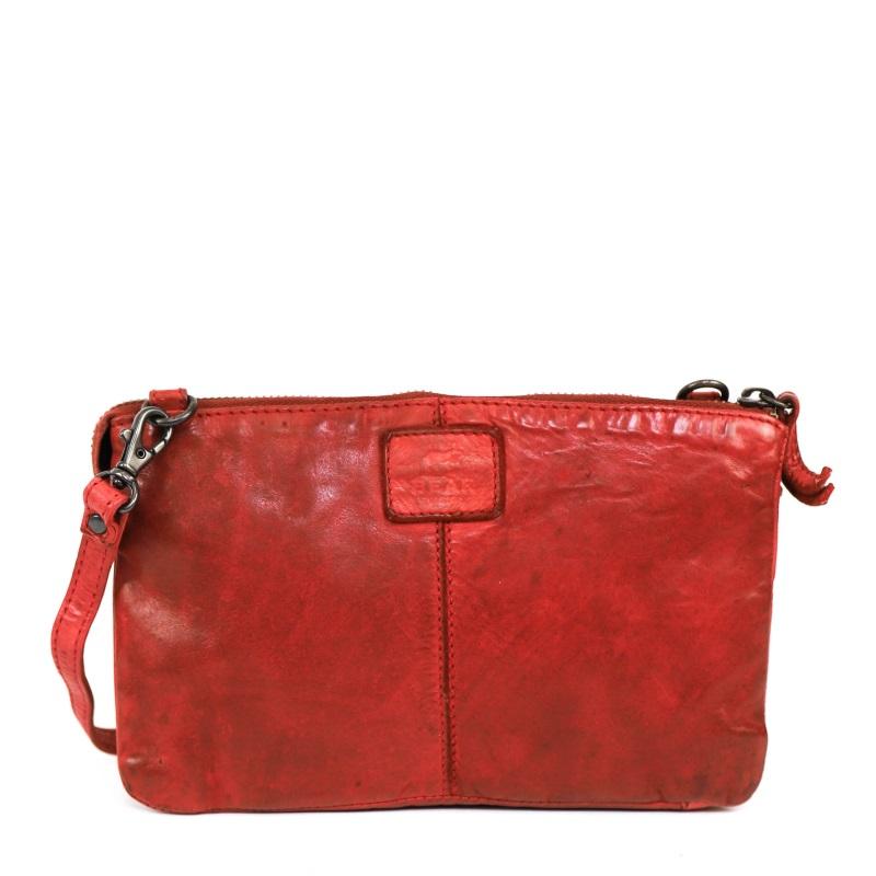 Bear Design Ckutch / Tas Uma Red