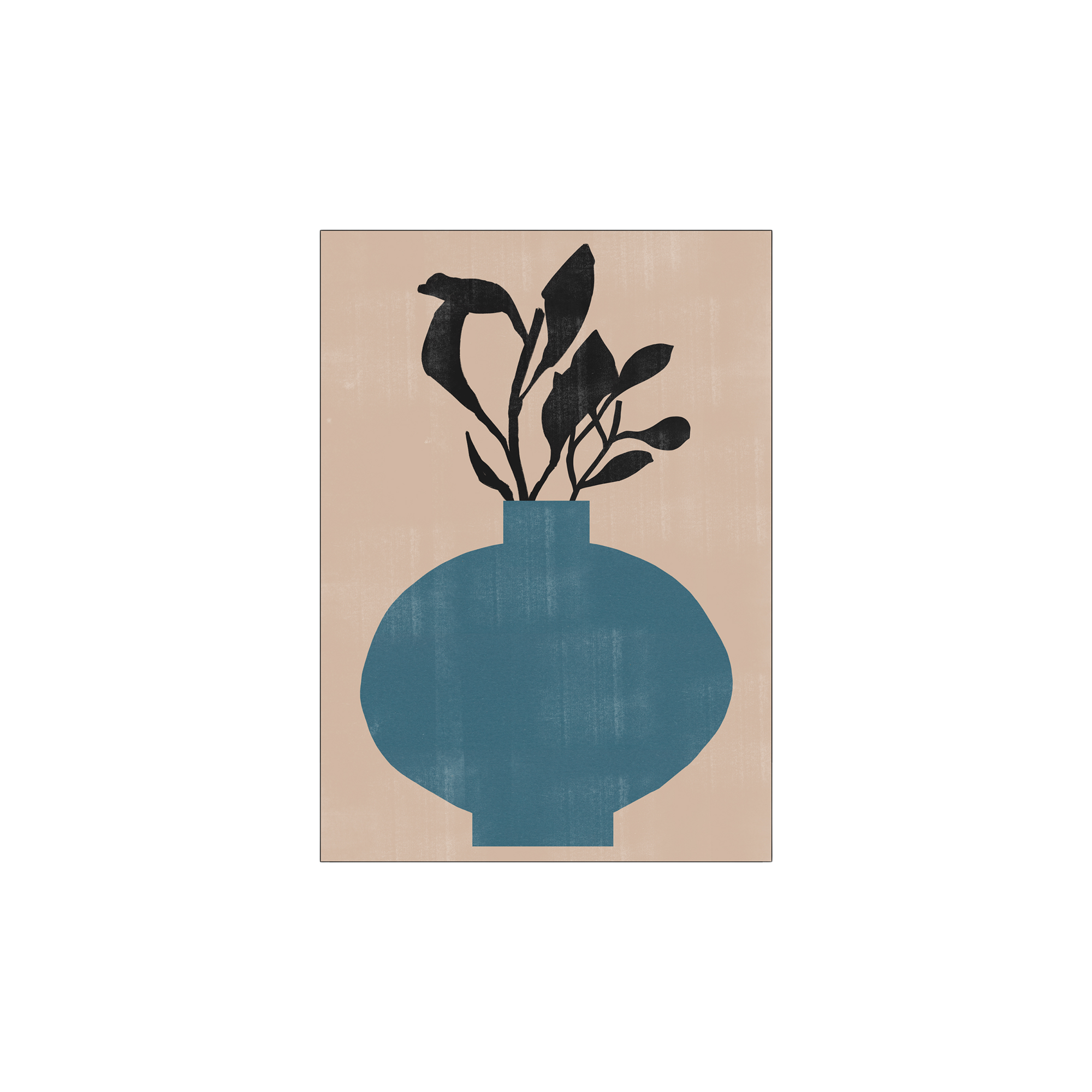 Plakat Vase No. 8 50 x 70 | THE MIUUS STUDIO. | Off White | Poster and Frame