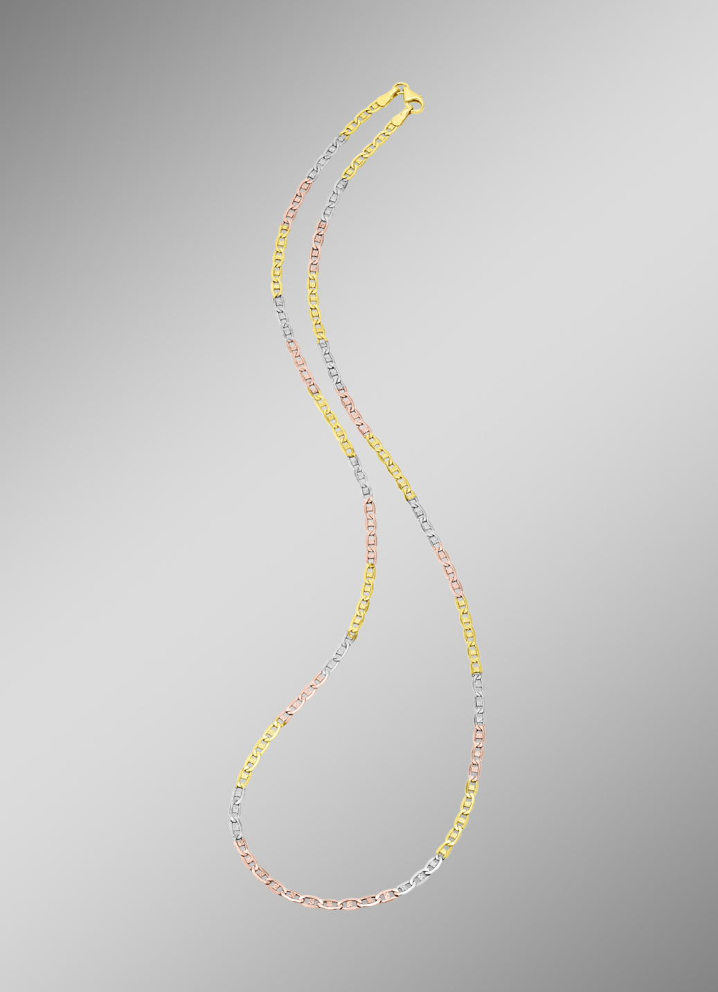 Elegante Garnitur in Tricolor, mit Karabiner