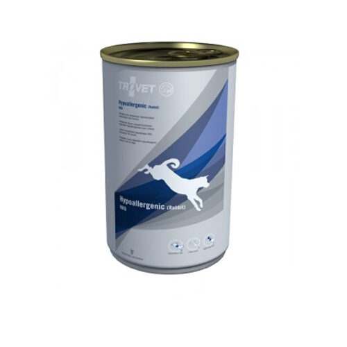 TROVET Hypoallergenic RRD (Rabbit) Hond - Blik
