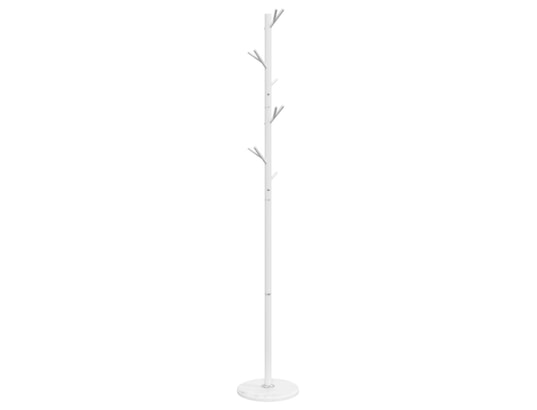 VIDAXL - Porte manteau Porte-manteau blanc 175 cm fer enduit de poudre