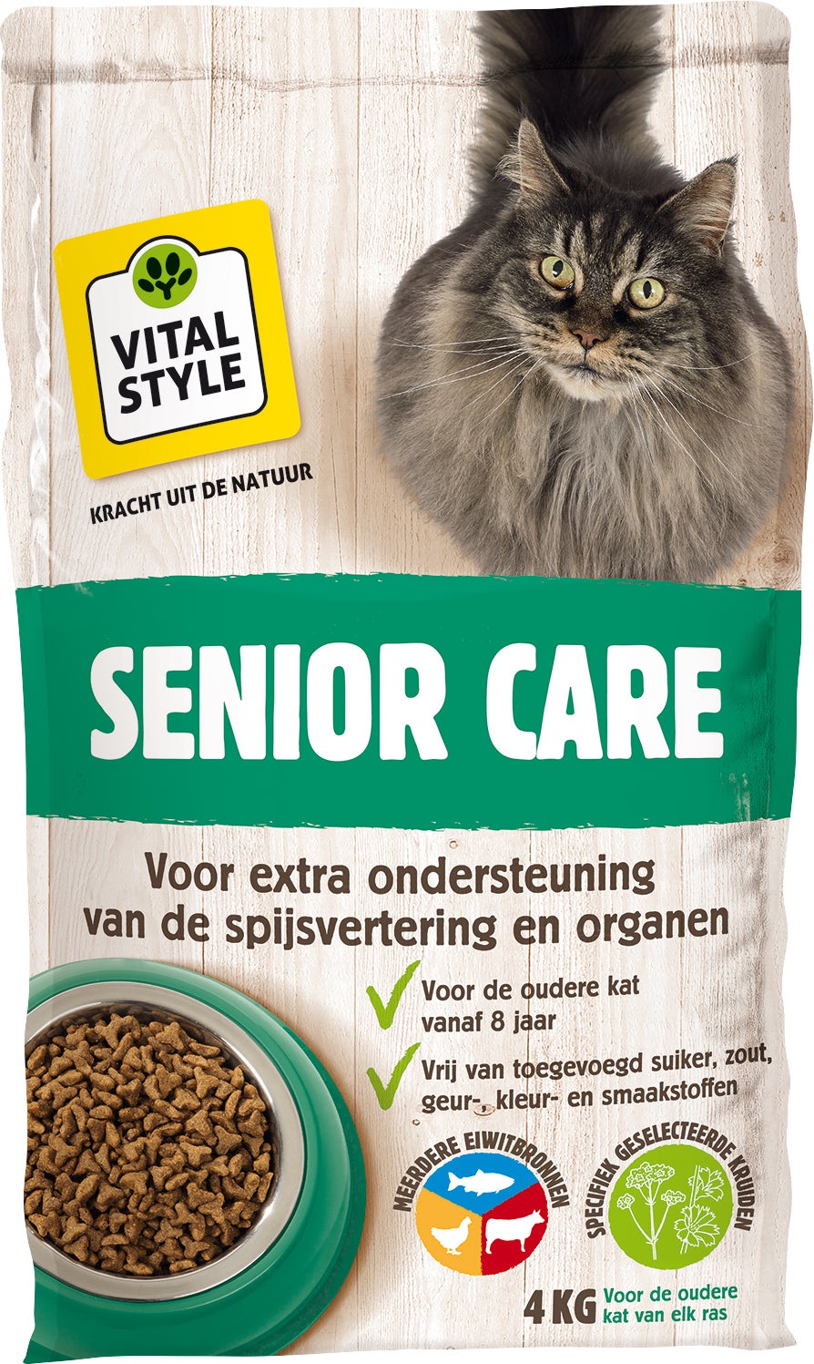 VITALstyle kattenvoer senior 4 kg