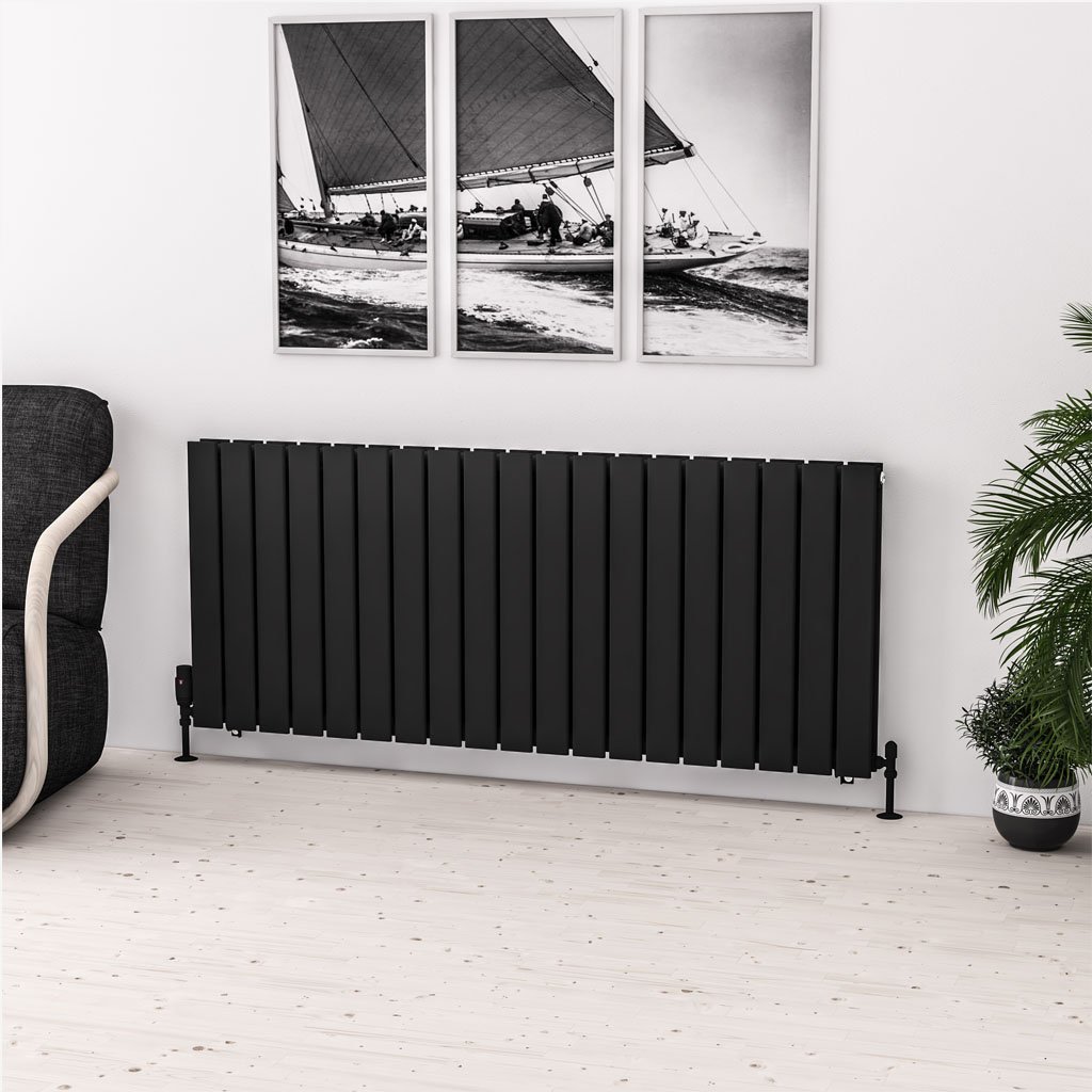 Eastbrook Warrington paneelradiator type 20 145x60cm 2303W zwart mat