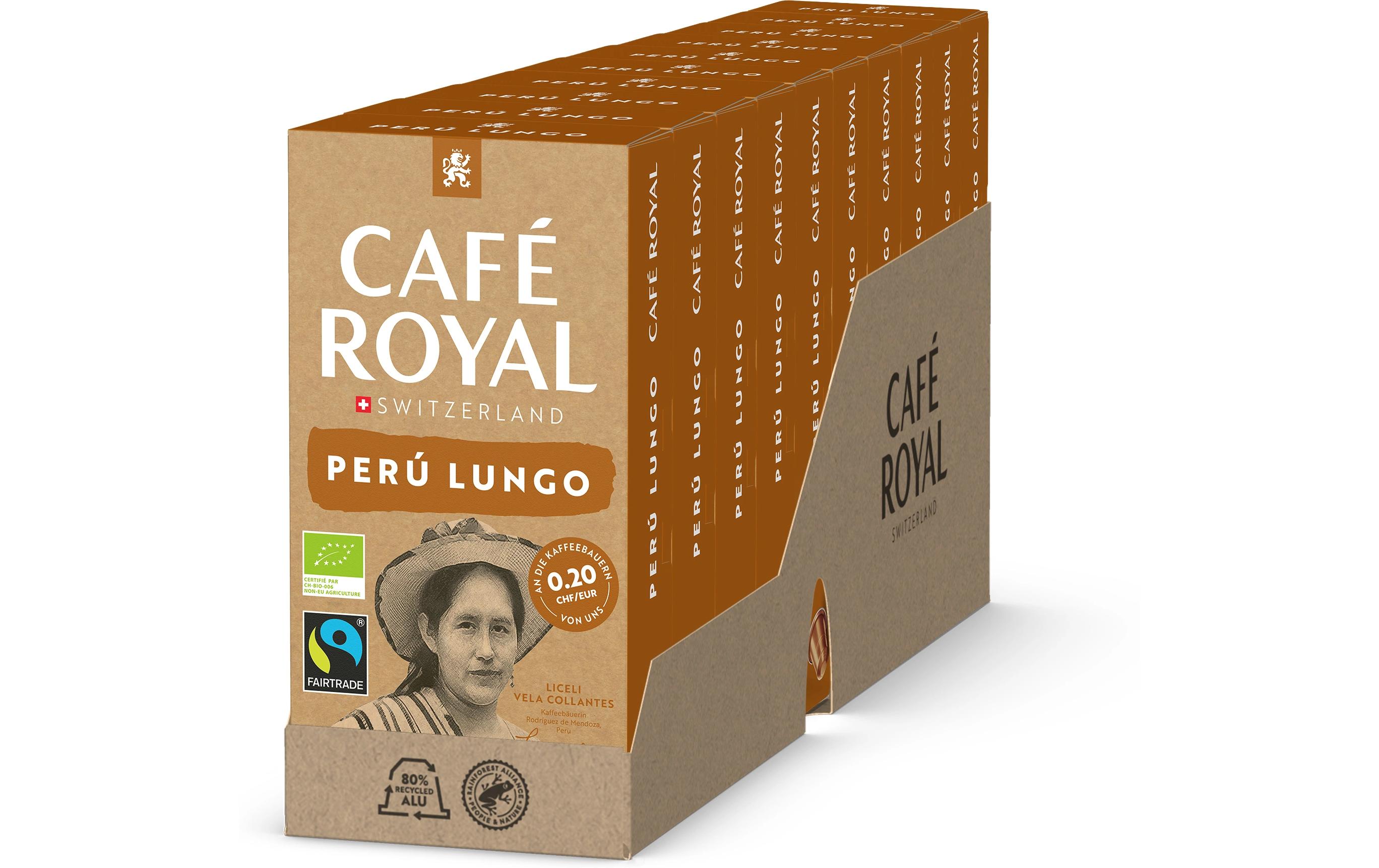 Kaffeekapseln für Nespresso Peru Lungo Bio 100 StückKaffeekapseln für Nespresso Maschinen