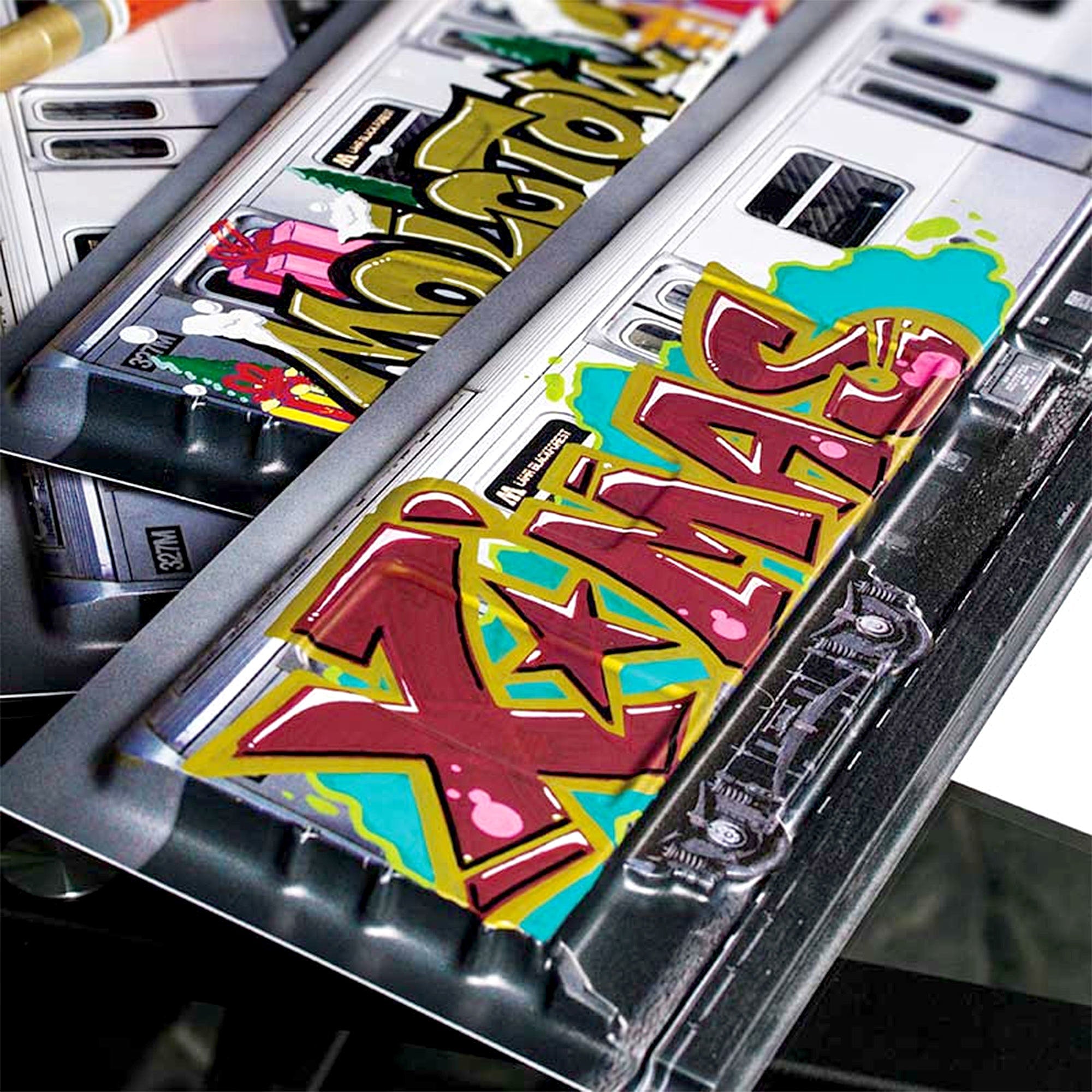 Molotow<br>3d relief train nyc big