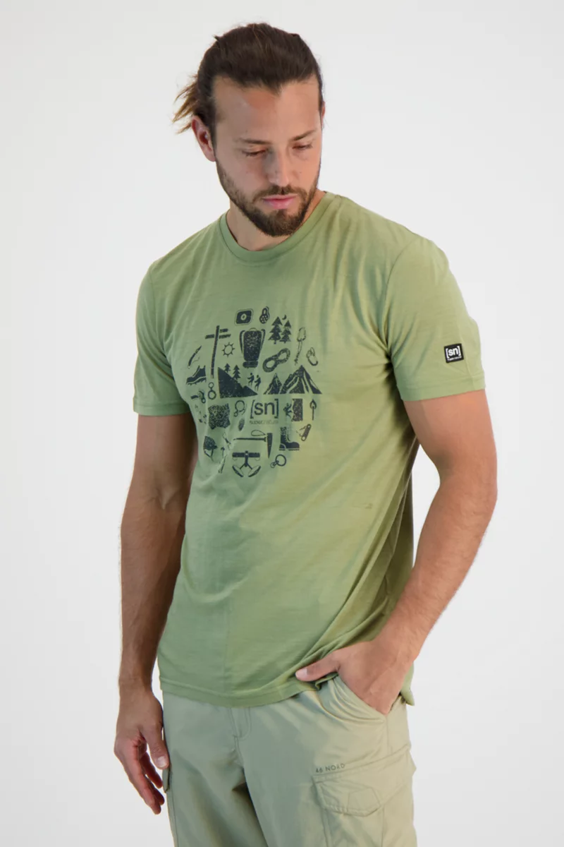 super.natural Well Equipped Merino Herren T-Shirt