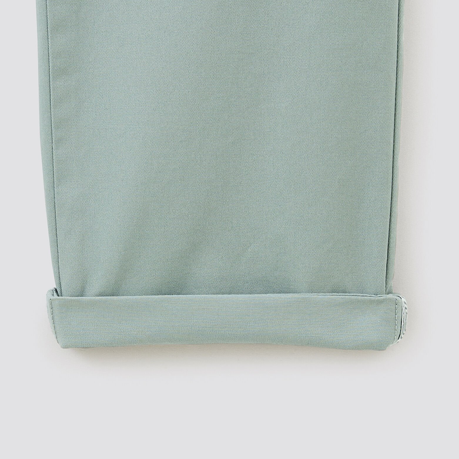 Pantalon chino slim Vert Moyen