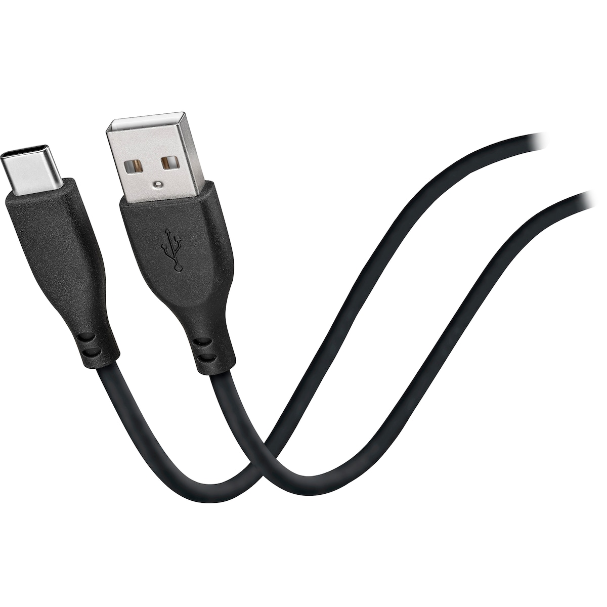 Goji USB-A to USB-C kabel 2m (sort)