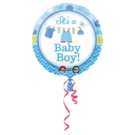 amscan Folienballon It´s a Baby Boy metallic, Babyshower