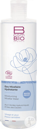 BcomBio Organic Eau Micellaire Hydratante Visage Et Yeux Peaux Sensibles Bio 400ml