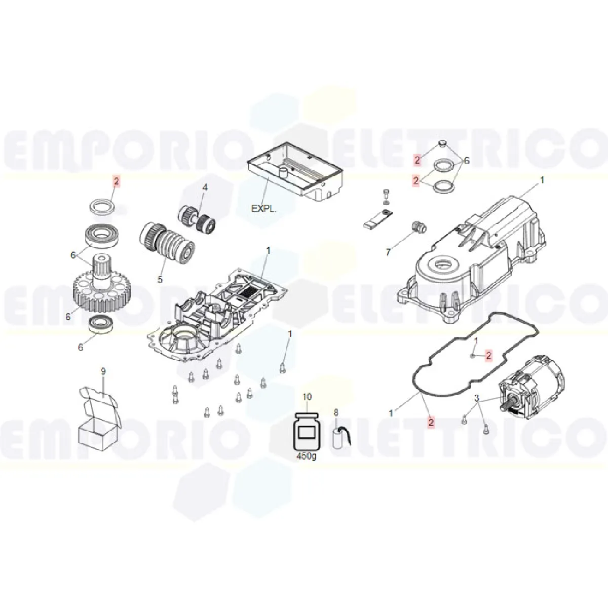 FAAC Kit joints 770N