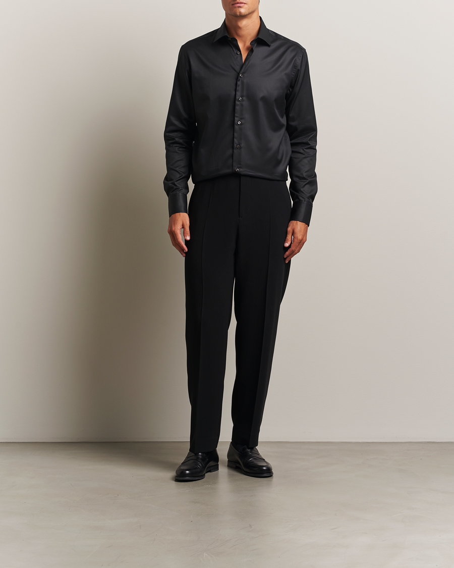 Stenströms Regular Fit Shirt Black