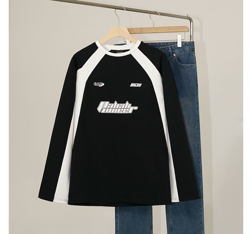 Omozando - Sweatshirt met ronde hals en letters