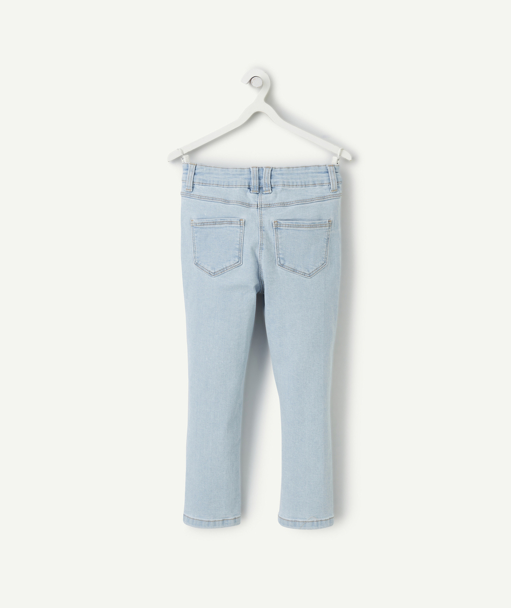 pantalon skinny fille en denim light low pimpact