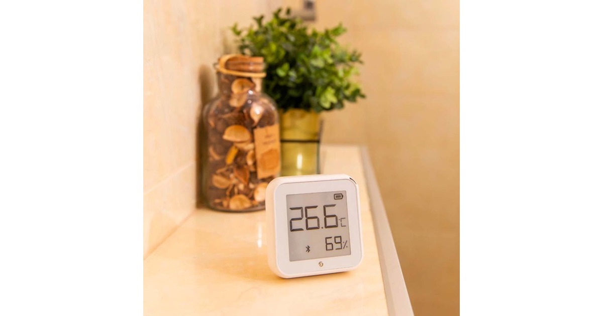 ShellyPlus H&T temperatuur- en vochtmeter  (Wit, Wifi, Bluetooth)