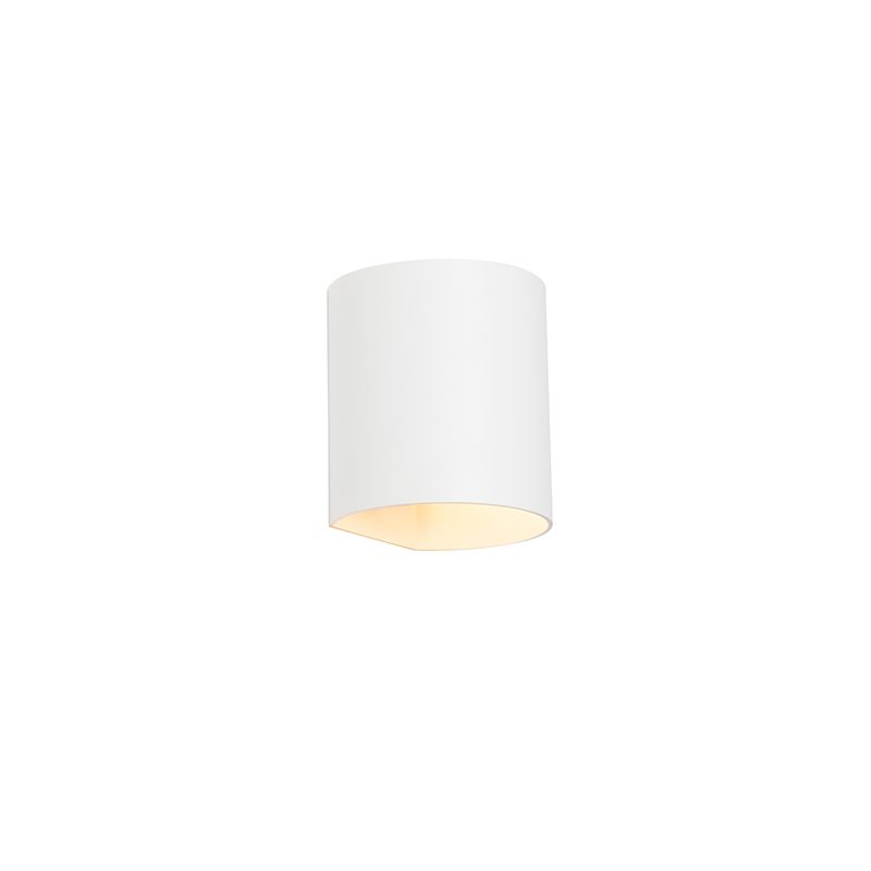Moderne wandlamp wit met lichteffect - Sabbio