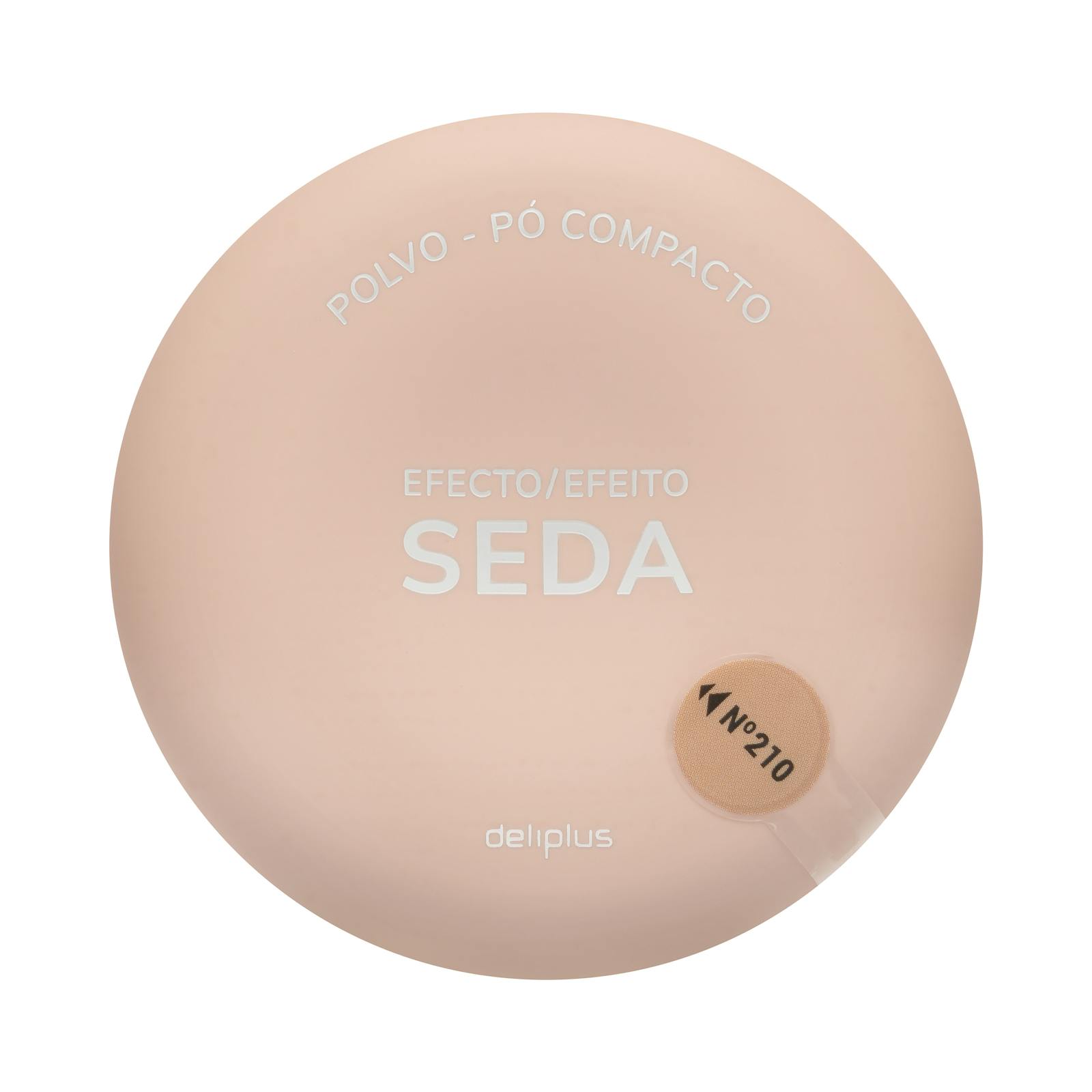 Poudre compacte perfectrice effet soie Deliplus 210 Amande