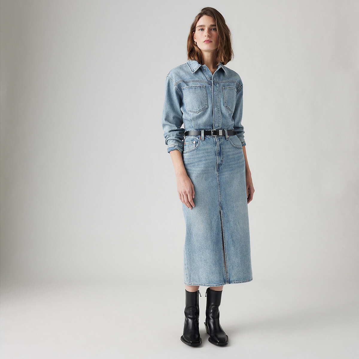 Vestido camisa jeans ajustado da LEVI'S