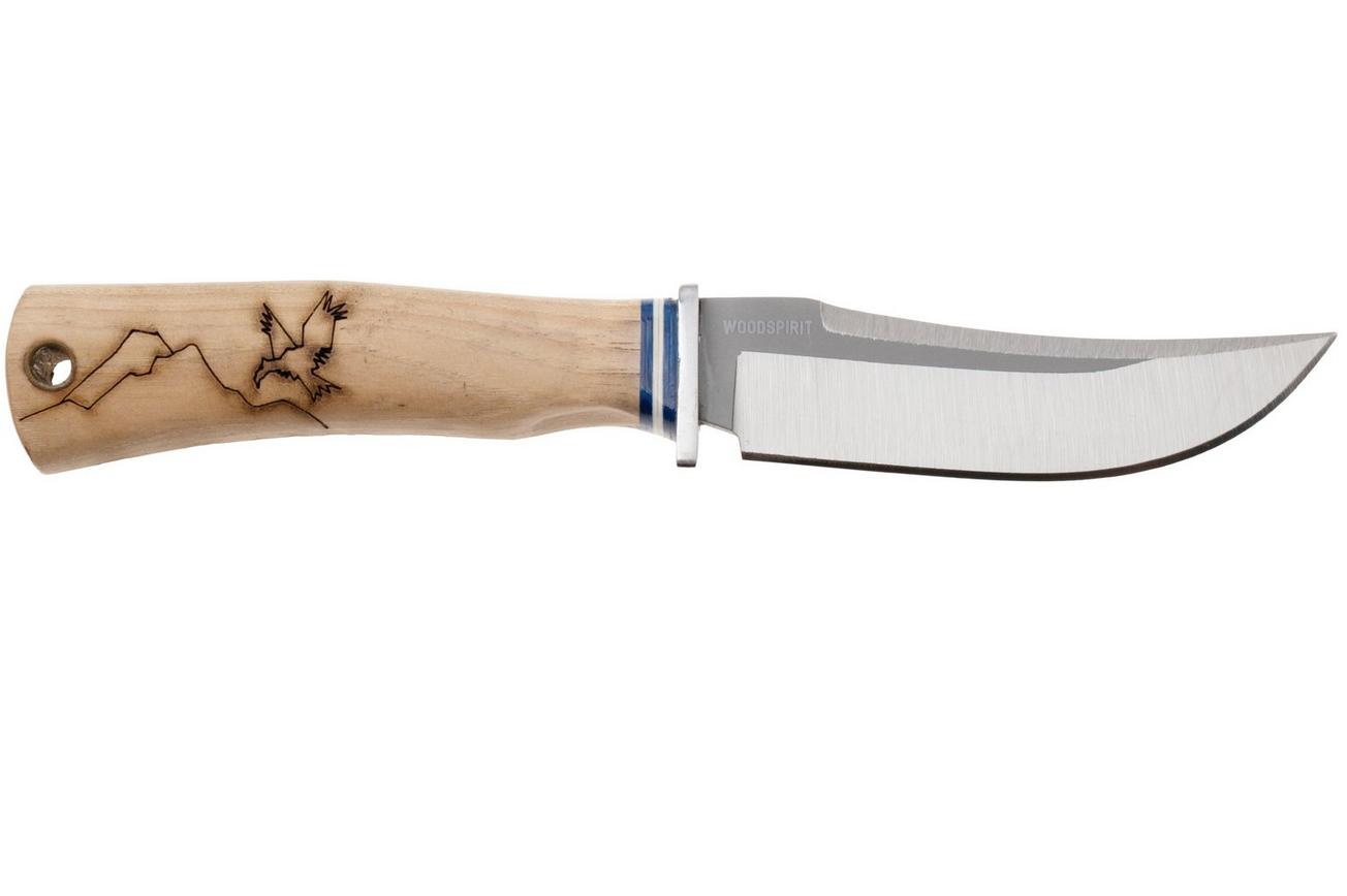Condor Woodspirit Hiker CTK826-1.1SK, Satin Sandvik 14C28N, American Hickory, vaststaand mes, Jason Breeden design