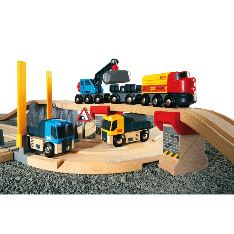 BRIO® WORLD Anfangspackung Steinverlade Set 33210