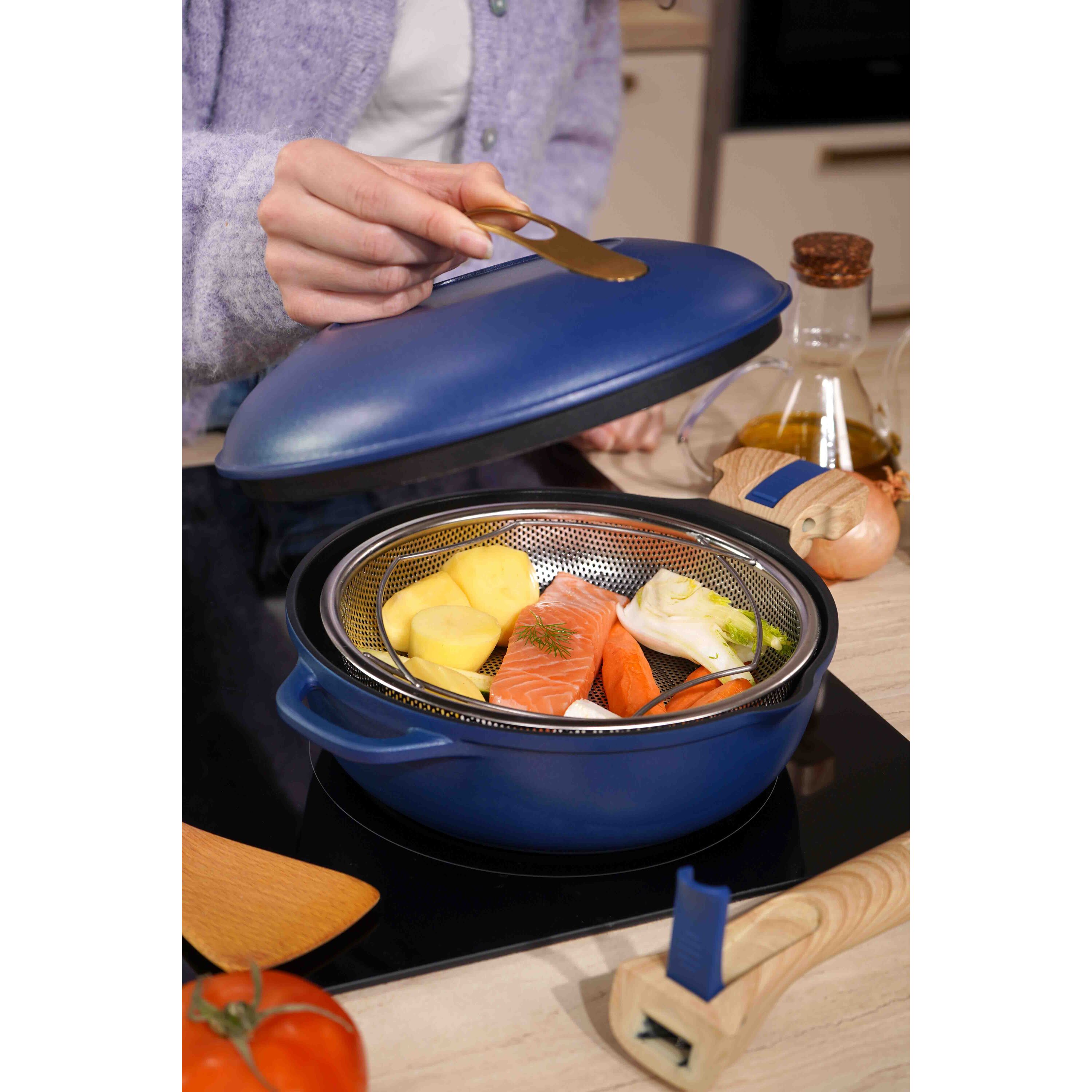 Cookut La Fabuleuse multifunctionele kookpot Ã24 cm - Meringue