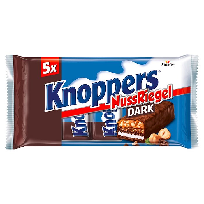 STORCK Knoppers Riegel 200 g, Nuss Dunkel