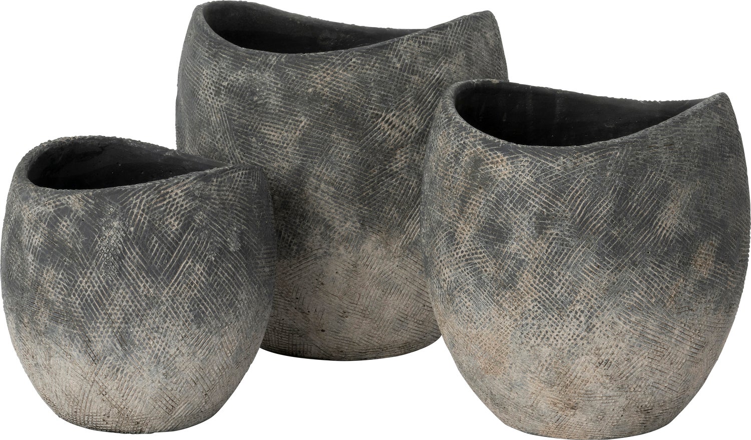 Intratuin bloempot Toby grijs D 18 H 17 cm