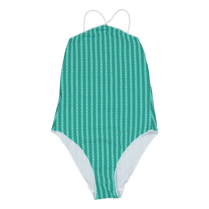 Caro luna Maillot 1 Pièce Mae Tissé Texturées | Turquoise
