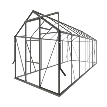 Royal Well Kate V kweekkas aluminium groengrijs 8,33 m²