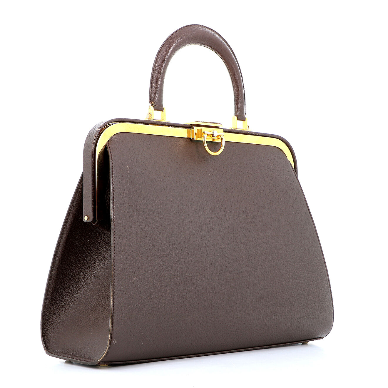 Dior Sac à main vintage dior en Cuir marron Très bon état - 33x25 cm