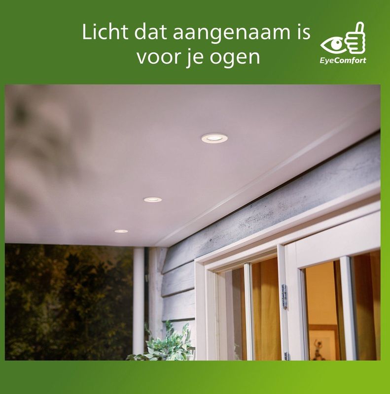Philips - UltraEfficient - LED Spot - Warmwit Licht 2700K - GU10 Fitting - 35W Vervanging