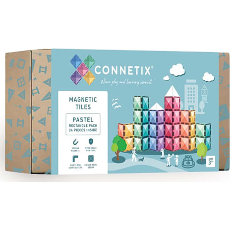 Connetix Ractangle Pastel magnetsæt 24 dele
