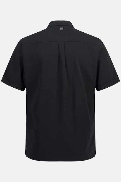 Jersey-Hemd, Halbarm, Kent-Kragen, Modern Fit