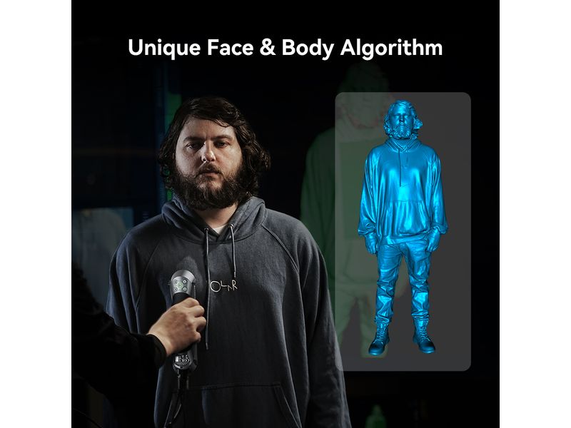Creality 3D-Scanner CR-Scan Raptor Tragbarer 3D-Scanner mit messtechnischer Genauigkeit für Objekte aller Grössen