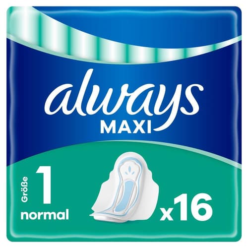 Always Maxi Normal Binden Mit Flügeln Gr.1