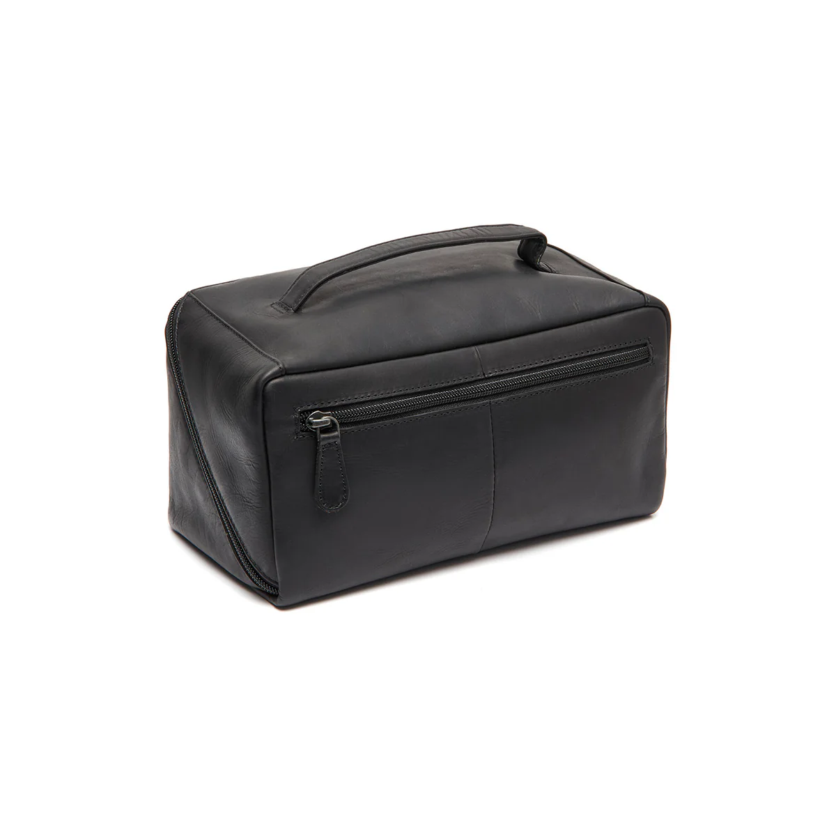 The Chesterfield Brand Trevia Toilettas Waxed Pull Up Zwart