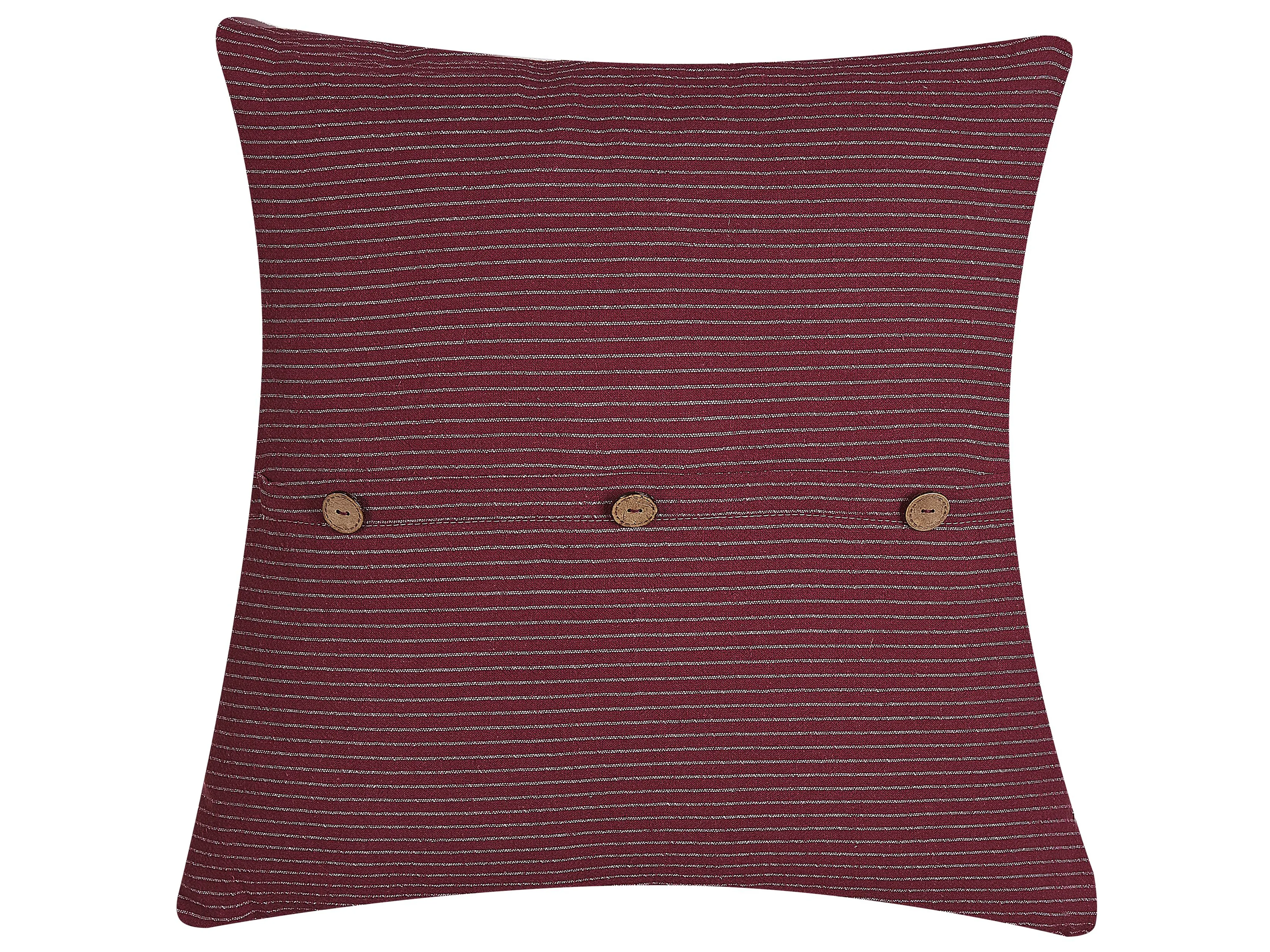 Sierkussen CAMPANULA 45 x 45 cm Rood effen