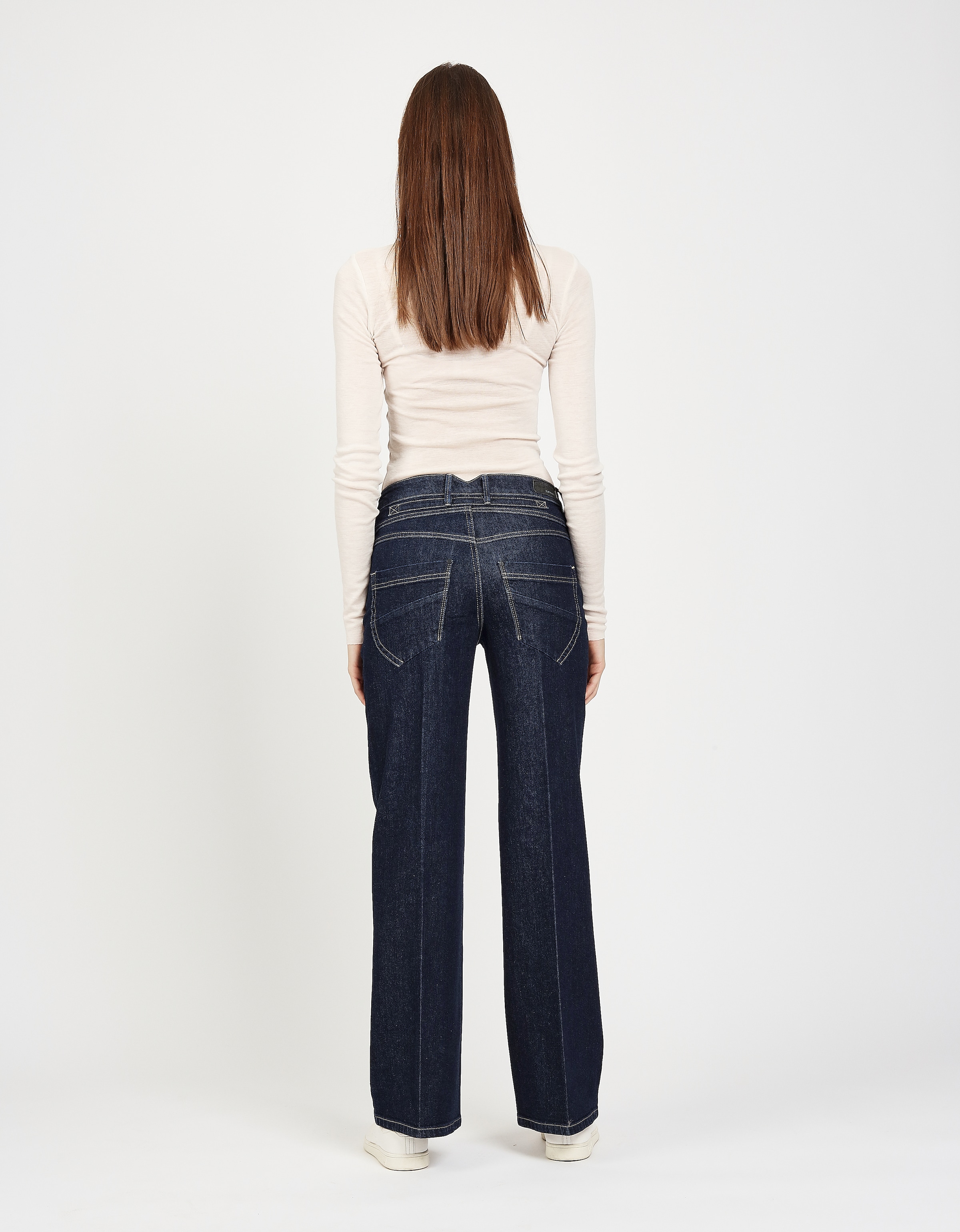 GANG Weite Jeans »94MEDINA WIDE« mit Knopfverschluss - angelehnt an die Amelie Wide