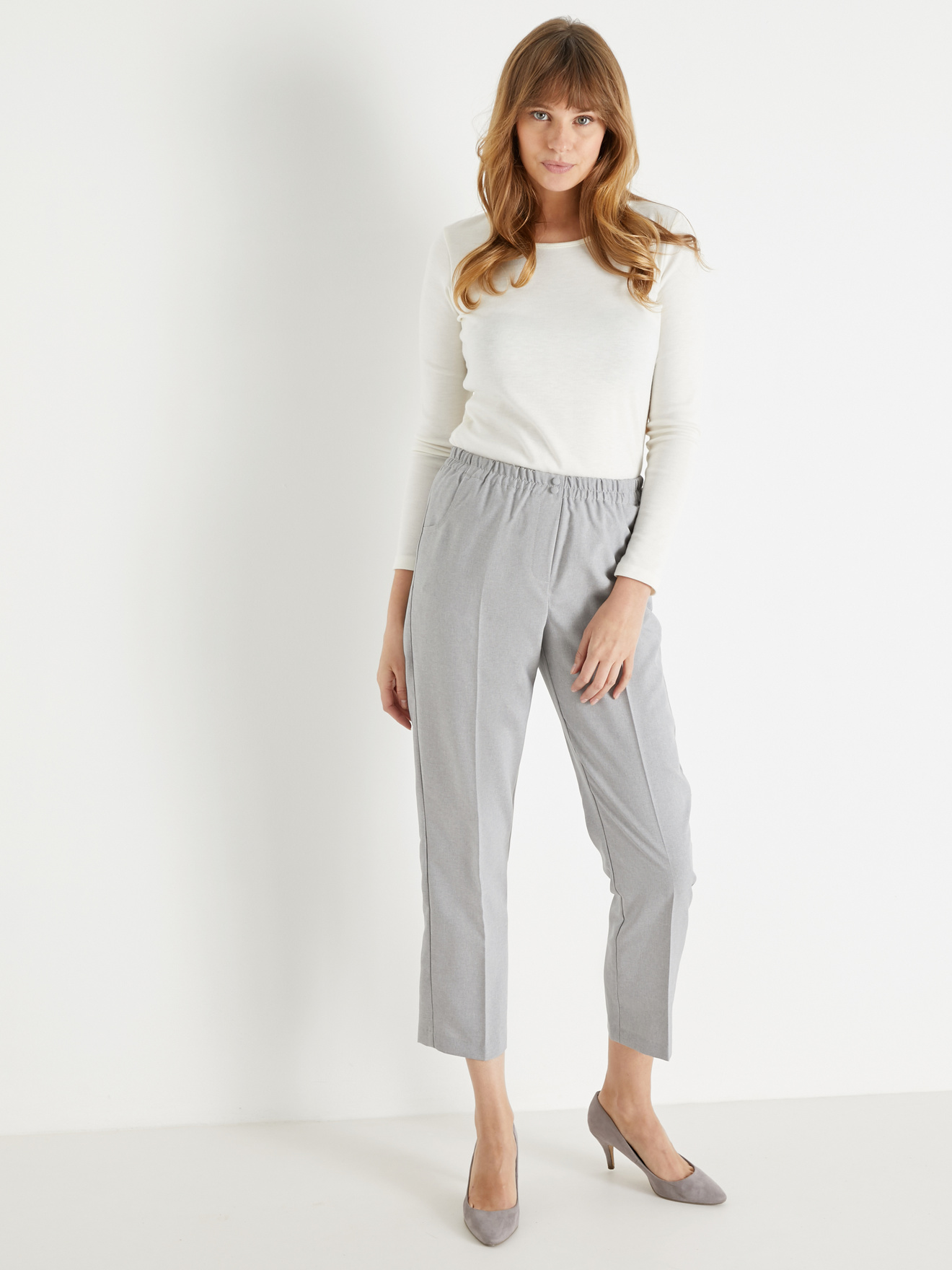 Pantalon élastiqué entrejambe 69cm