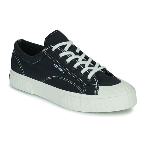 Superga - 2630 STRIPE MULTICOLOR LOGO - Noir